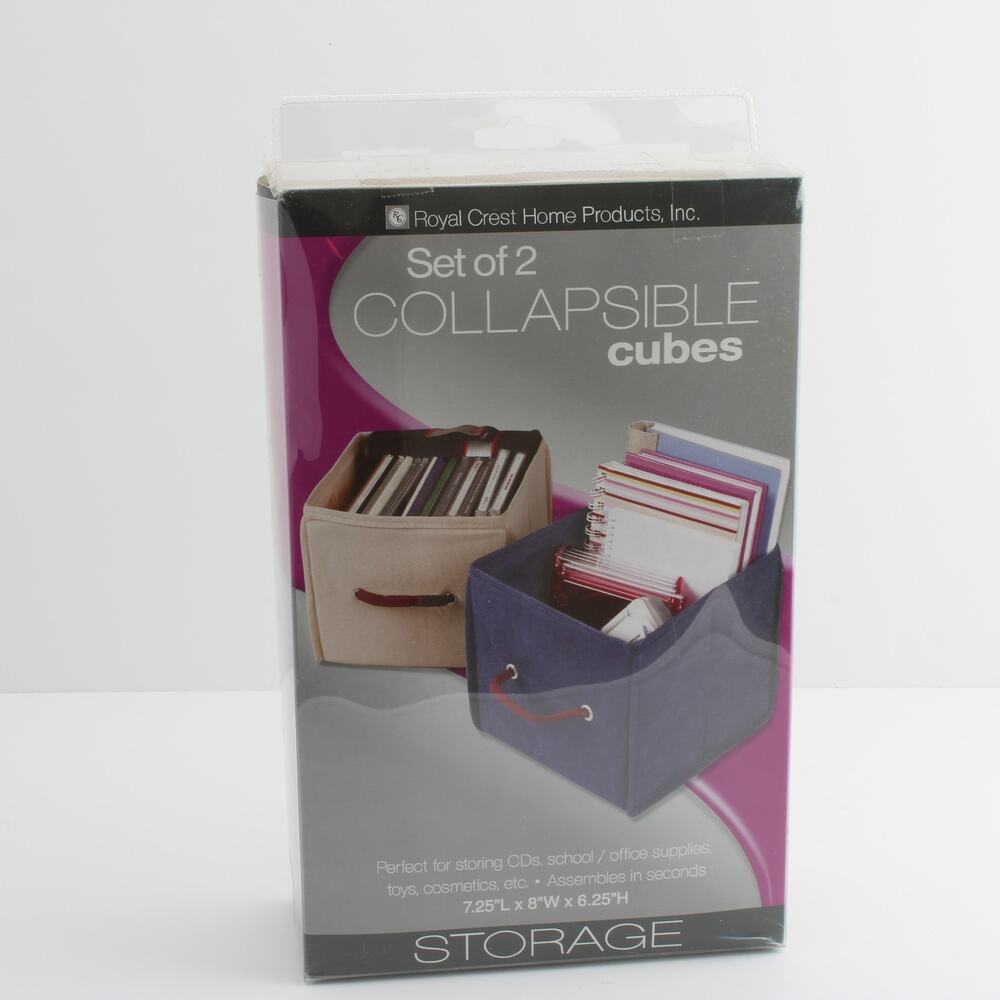 Royal Crest Collapsible Storage Cubes
